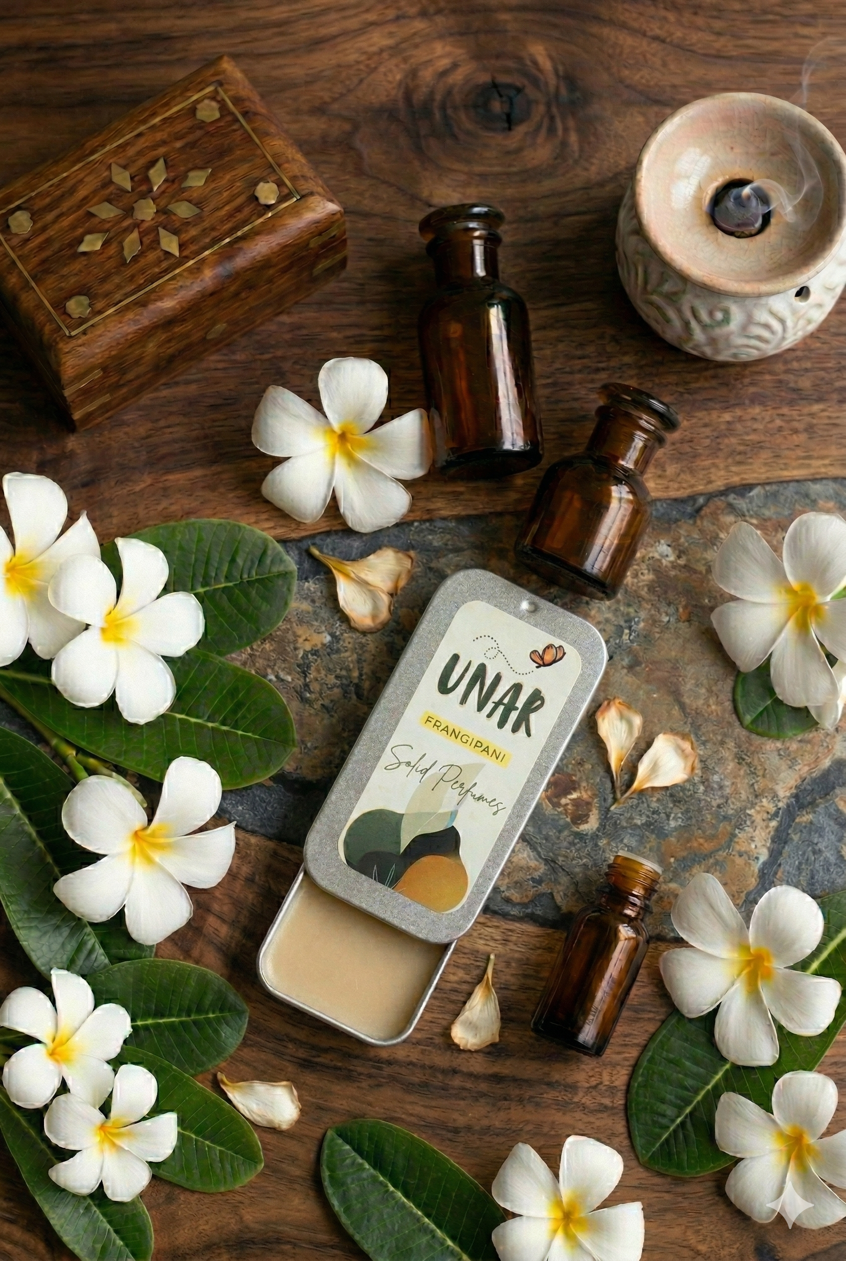 Frangipani Natural Solid Perfume